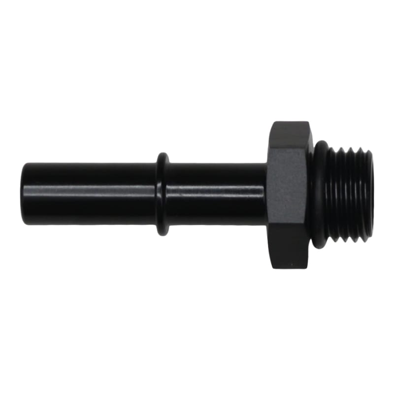DeatschWerks — DeatschWerks 6AN ORB Male to 3/8in Male EFI Quick Connect Adapter - Anodized Matte Black
Lines & Fittings