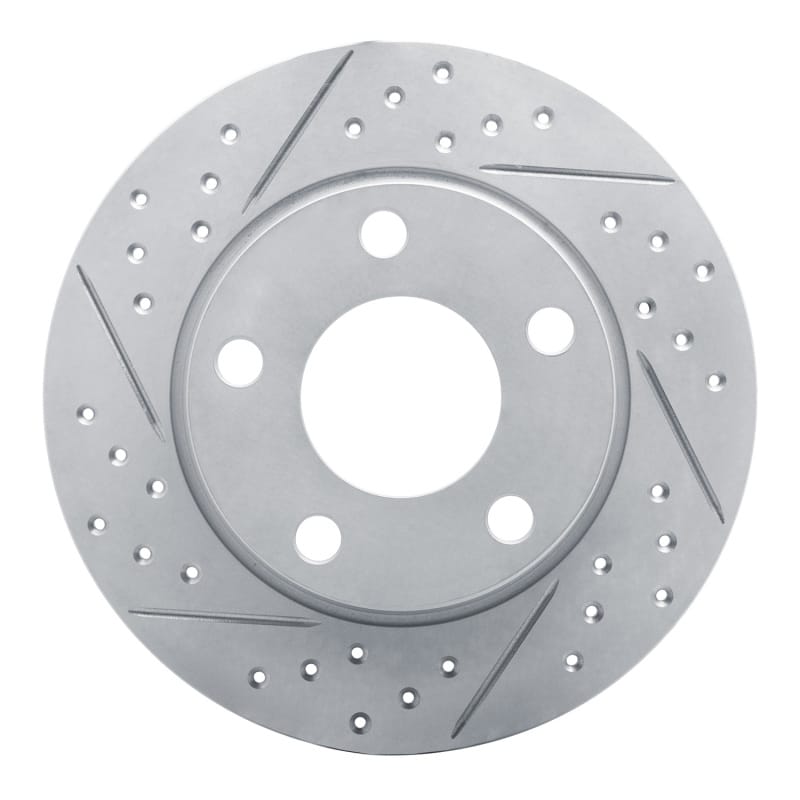 R1 Concepts — R1 99-02 Audi A6 Quattro Rear Left Drilled & Slotted Geo-Carbon Rotor