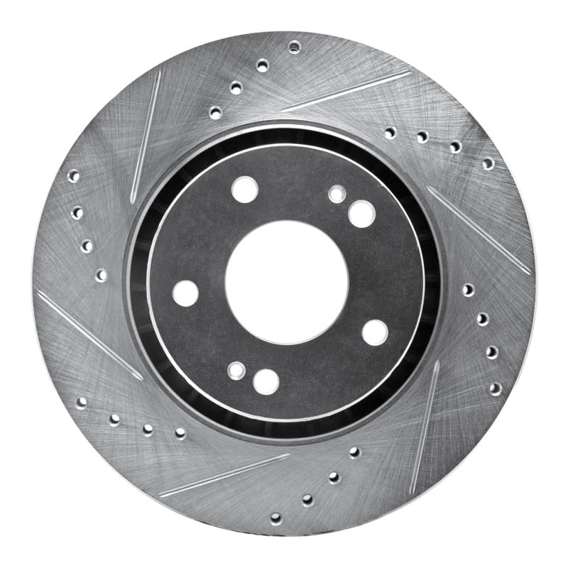 R1 Concepts — R1 09-15 Mitsubishi Lancer Front Left Drilled & Slotted Silver Brake Rotor
R1 Brake Rotor Drill