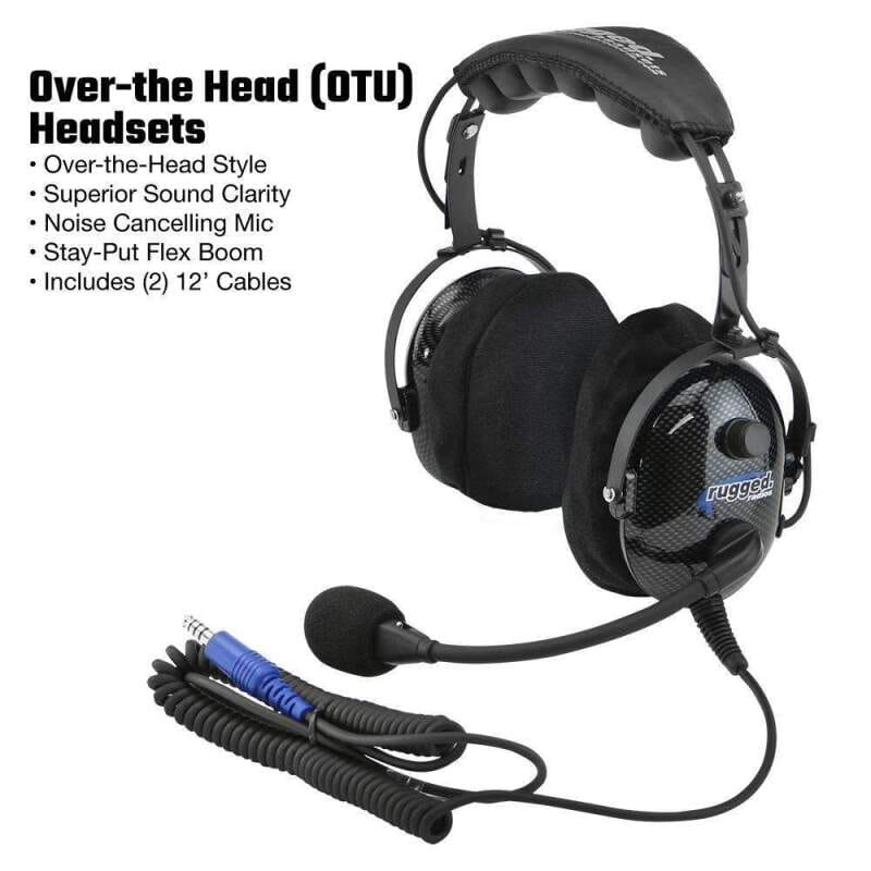 Rugged Radios — Rugged Radios Single Seat Kit with Digital Radio Over-the-Head H22 Ultimate Headset