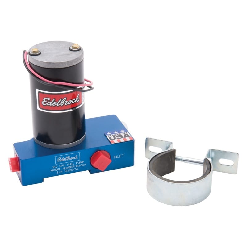 Edelbrock — Edelbrock Fuel Pump Electric Quiet-Flo Carbureted 160GPH 1/2In In 1/2In Out 160 GPH Blue
PUMPS