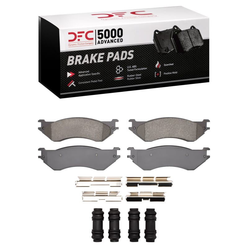 DFC — DFC 03-03 Dodge Ram 1500 Van Front 5000 Advanced Semi Metallic Brake Pads and Hardware Kit
DFC Brake Pad Set