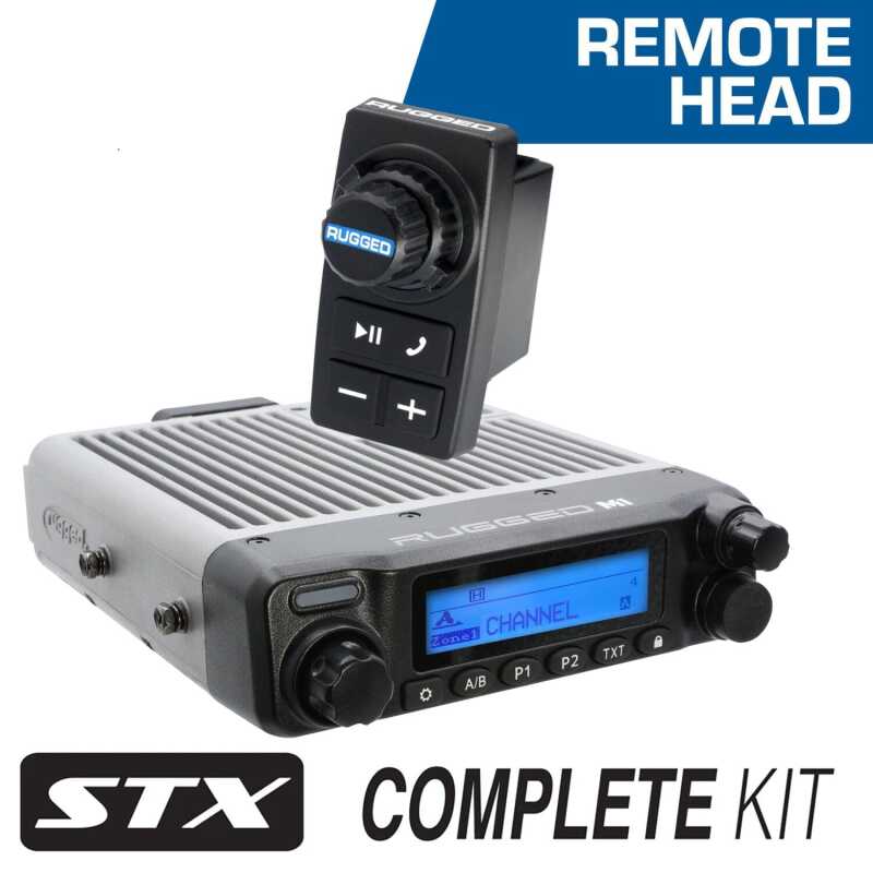 Rugged Radios — Rugged Radios STX STEREO Complete Master Comm Kit w/ Intercom - 2-Way Radio M1 VHF Business Band