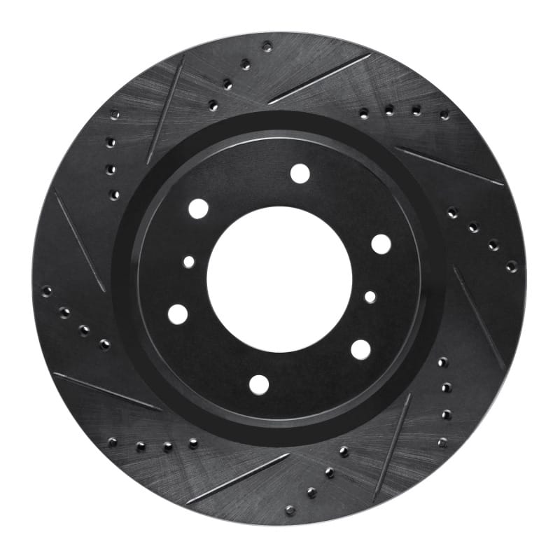 R1 Concepts — R1 08-17 Mitsubishi Montero Limited (Mexico) Front Left Drilled & Slotted Black Brake Rotor
R1 Brake Rotor Drill