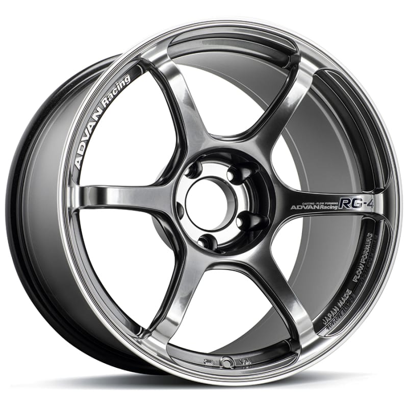Advan — Advan RG-4 17x8.0 / +37 / 5x114.3 - Racing Hyper Black & Ring
