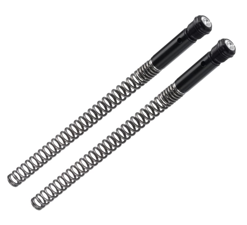 Bitubo Suspension — Bitubo KB1 Springs And Caps Kit Adjustable: Spring Preload, w/o Oil, Blk Ring, Lowering To -10mm