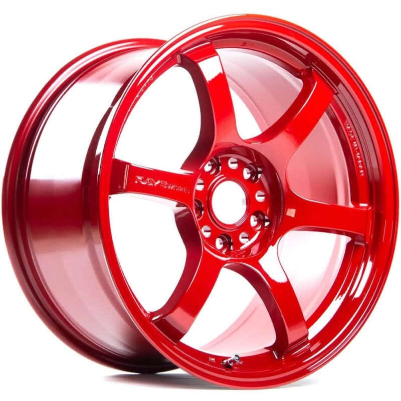 Gram Lights — Gram Lights 57DR 18x9.5 +38 5x114.3 Milano Red Wheel (Min Order Qty 20)