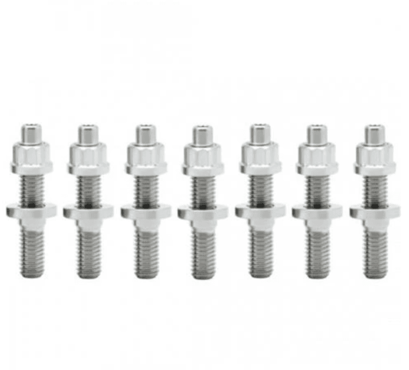 BLOX Racing — BLOX Racing SUS303 Stainless Steel Exhaust Manifold Stud Kit M8 x 1.25mm 45mm in Length - 9-piece