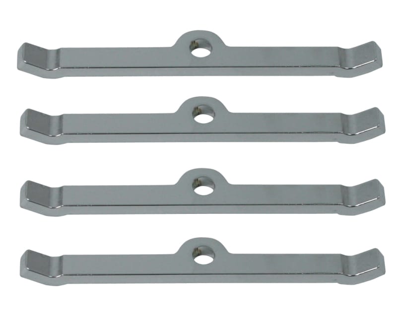 Moroso — Moroso Chevrolet Small Block Valve Cover Hold Downs - Steel - Chrome Plated - Set of 4