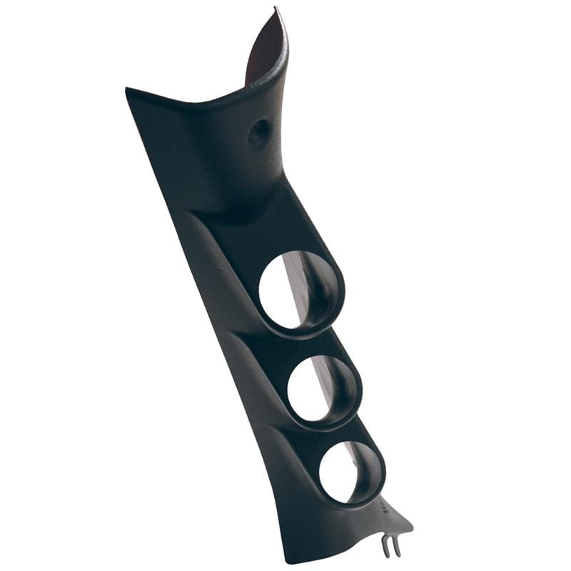 AutoMeter — Autometer 15-18 Ford F-150 2-1/16in Triple A-Pillar Pod Gauge Mount - Black (w/ Speaker)