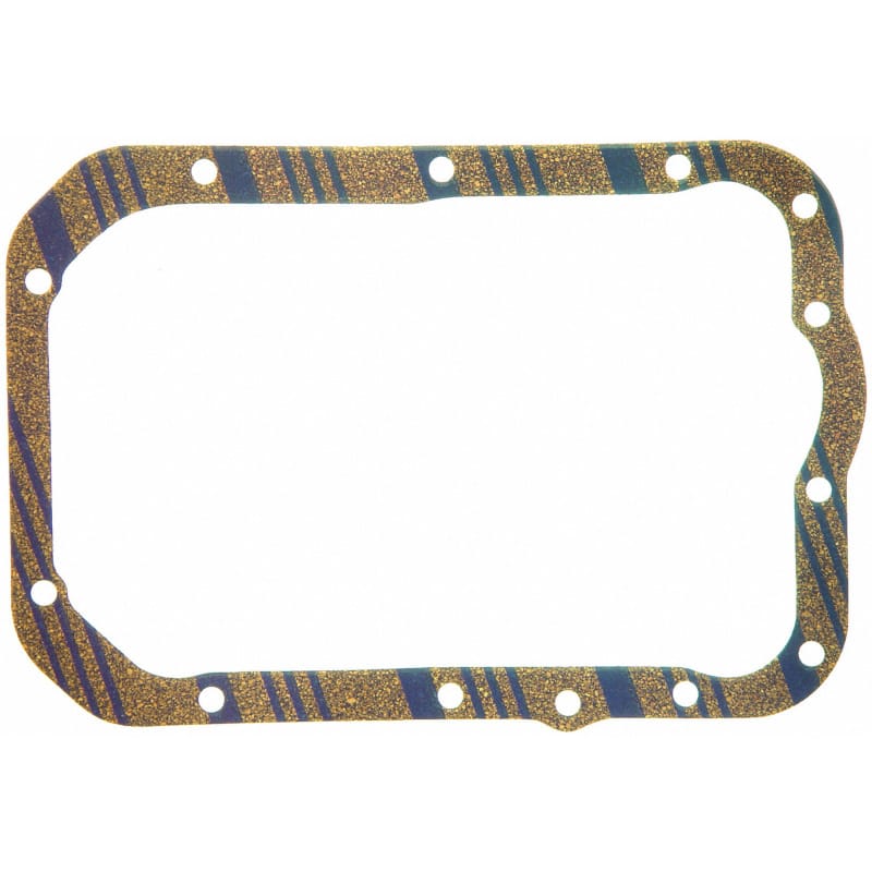 Fel-Pro — Fel-Pro Mazda Protege OS 30908 C Engine Oil Pan Gasket Set Blue Stripe cork-rubber