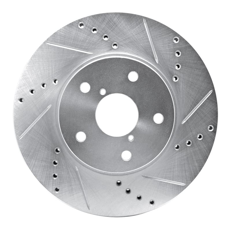 R1 Concepts — R1 15-19 Subaru Legacy Front Right Drilled & Slotted Silver Brake Rotor
R1 Brake Rotor Drill