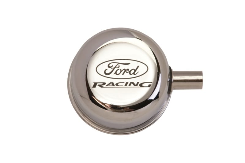 Ford Racing — Ford Racing Chrome Breather Cap W/ Ford Racing Logo