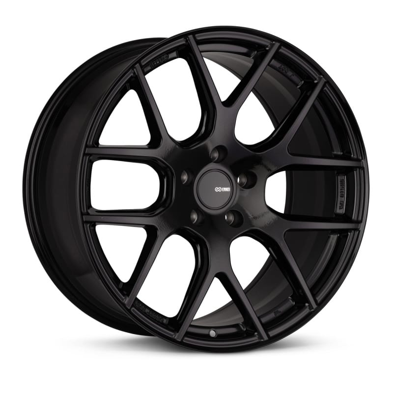 Enkei — Enkei XM-6 18x8 5x114.3 40mm Offset 72.6mm Bore Gloss Black Wheel
