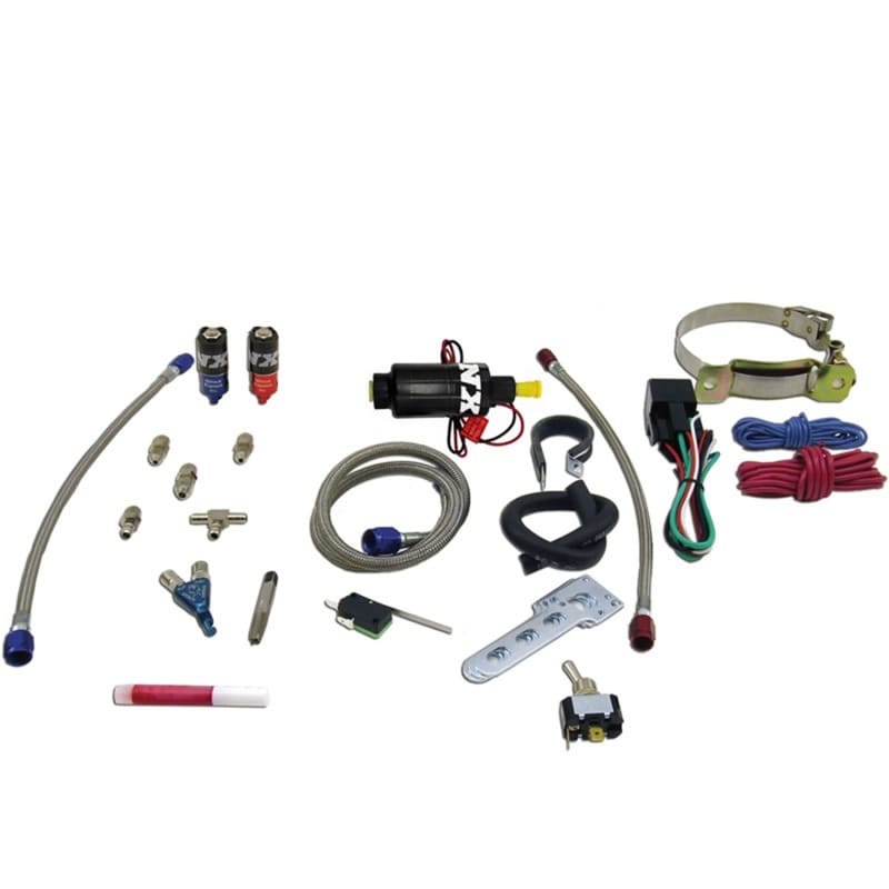 Nitrous Express — Nitrous Express 2 Cyl Piranha Nitrous Kit (V-Twins w/Single Carb) w/o Bottle
Injection System Kit
N2OSys