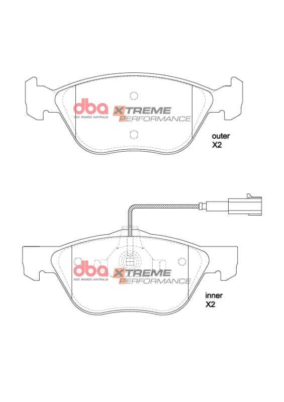 DBA — DBA 2014 Tesla S XP Performance Front Brake Pads
Brake Pad