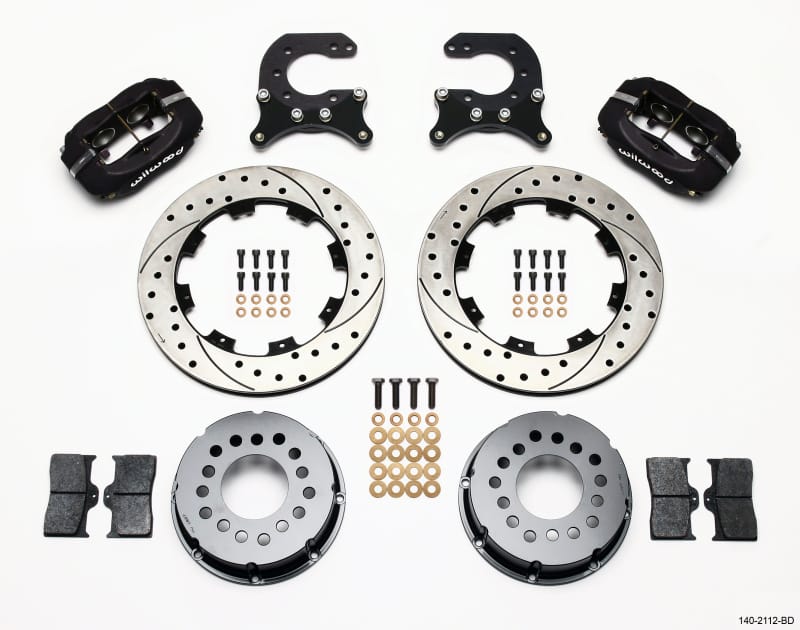 Wilwood — Wilwood Forged Dynalite P/S Rear Kit Drilled Rotor Chev 12 Bolt w C-Clips
BRAKE KIT