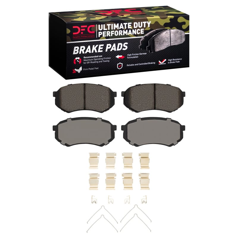 DFC — DFC 89-04 Mitsubishi Fuso FE Front Ultimate Duty Performance Brake Pads and Hardware Kit
DFC Brake Pad Set
