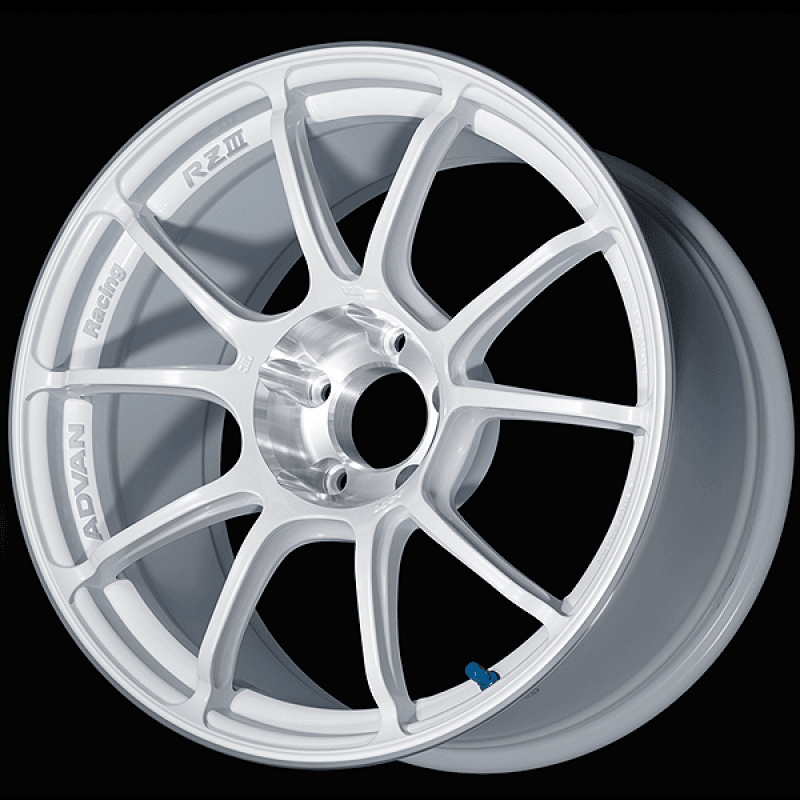 Advan — Advan RZIII 18x7.5 / +47 Offset / 5x114.3 BC / 73mm Bore / Racing White Metallic & Diamond Cut