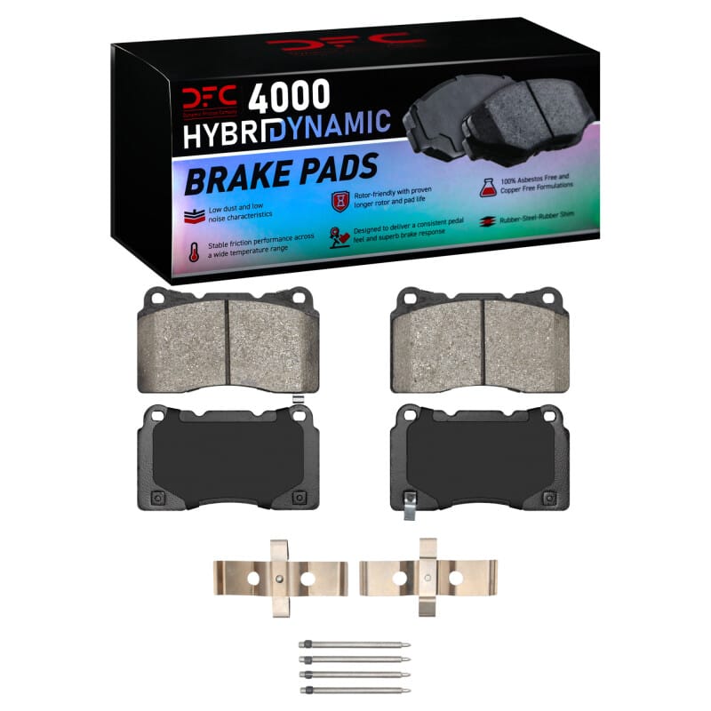 DFC — DFC 14-17 Dodge Viper Front/Rear 4000 HybriDynamic Brake Pads and Hardware Kit
DFC Brake Pad Set