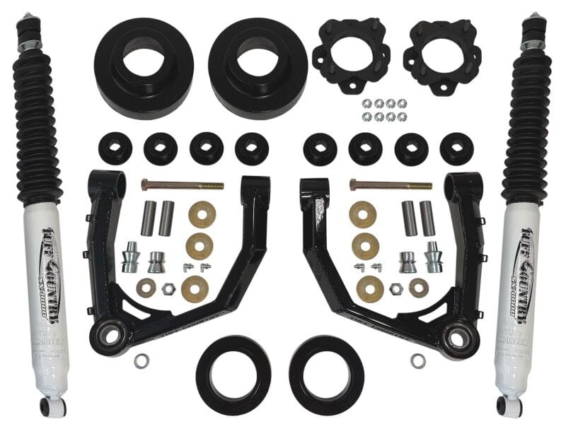 Tuff Country — Tuff Country 2022+ Toyota Tundra / 2023+ Sequoia 3in Lift w/ Boxed Uni-Ball Control Arms & Shocks