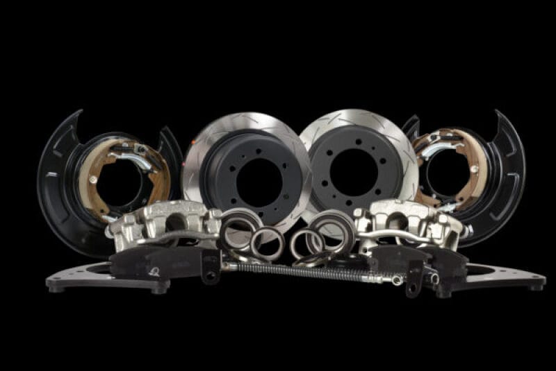 DBA — DBA 2015+ Toyota Hilux Rear Upgrade Performance Drum to Disc Conversion Kit