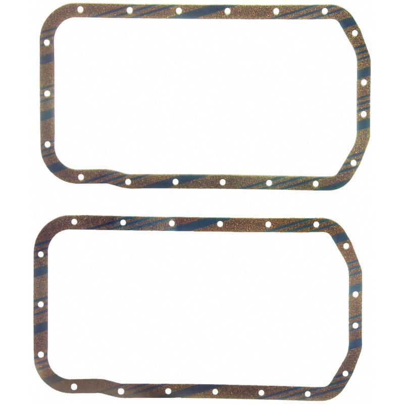 Fel-Pro — Fel-Pro Toyota Tacoma Engine Oil Pan Gasket Set Blue Stripe cork-rubber
