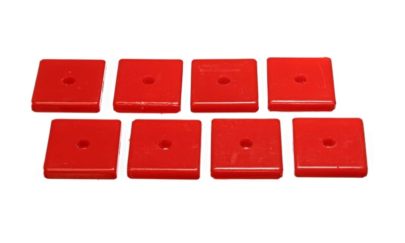 Energy Suspension — Energy Suspension Square Pad Set 2-1/16in Length x 2-1/16in Width x 3/8in Hole ID x 3/8in H-Black
LeafSprngInsulator