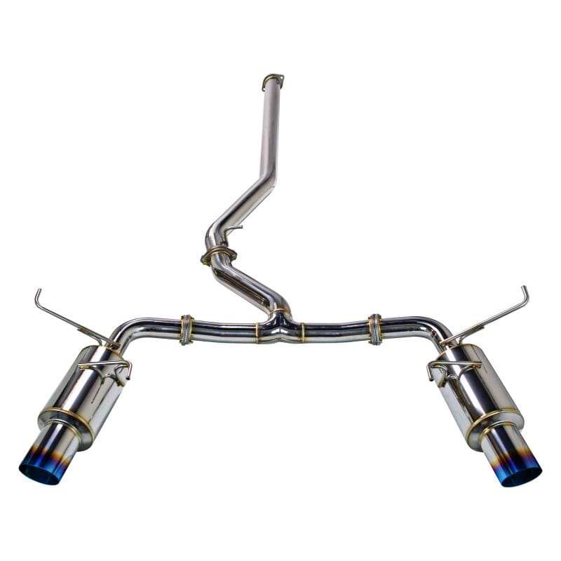 Remark — REMARK 2022+ Subaru WRX (VB) Catback Exhaust - Dual R1 Spec Burnt Stainless (Non-Resonated)