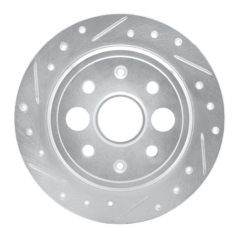 R1 Concepts — R1 86-89 Acura Integra Rear Left Drilled & Slotted Silver Brake Rotor
R1 Brake Rotor Drill