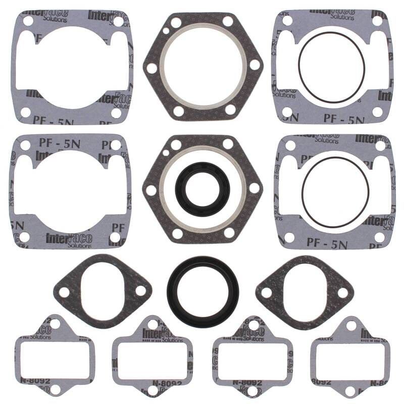 Vertex Pistons — Vertex Gaskets JLO-Cuyuna 2F400/2 6 Bolt Head Electric FC/2 Complete Gasket Kit w/ Oil Seals