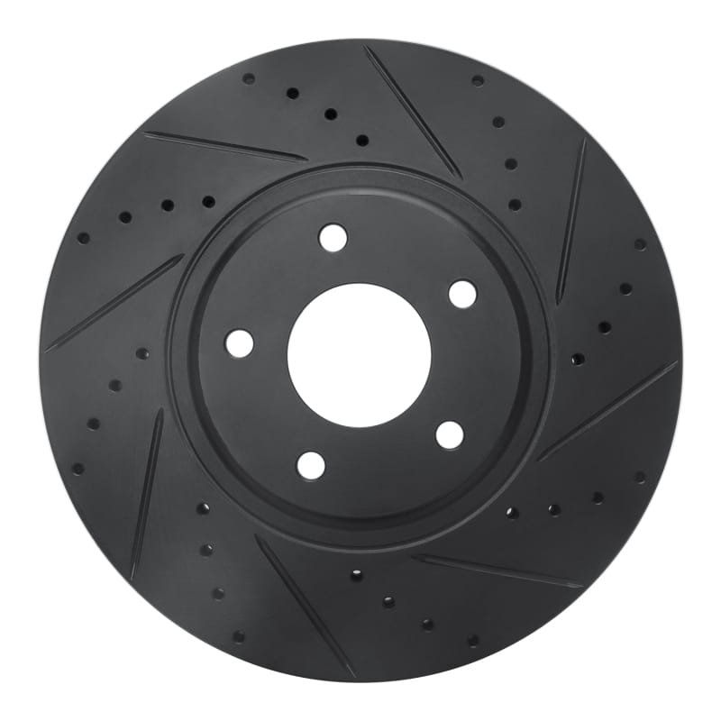 R1 Concepts — R1 03-05 Nissan Maxima Front Right Drilled & Slotted Black Brake Rotor
R1 Brake Rotor Drill