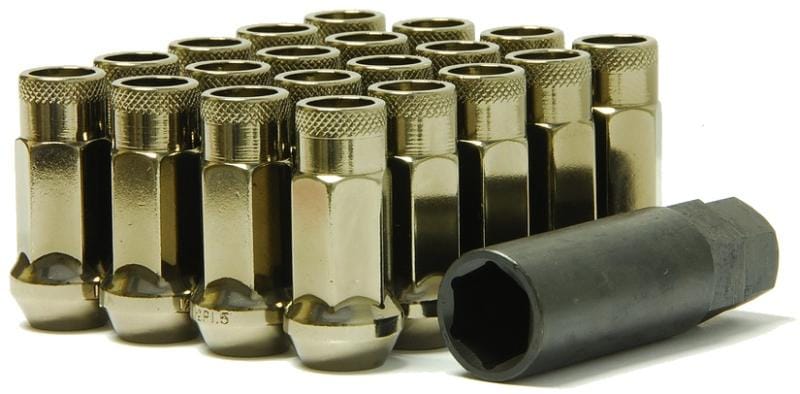 Wheel Mate — Wheel Mate Muteki SR48 Open End Lug Nuts - Titanium 12x1.50 48mm