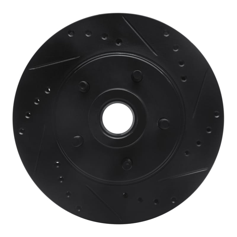 R1 Concepts — R1 87-92 Lincoln Continental Front Right Drilled & Slotted Black Brake Rotor
R1 Brake Rotor Drill