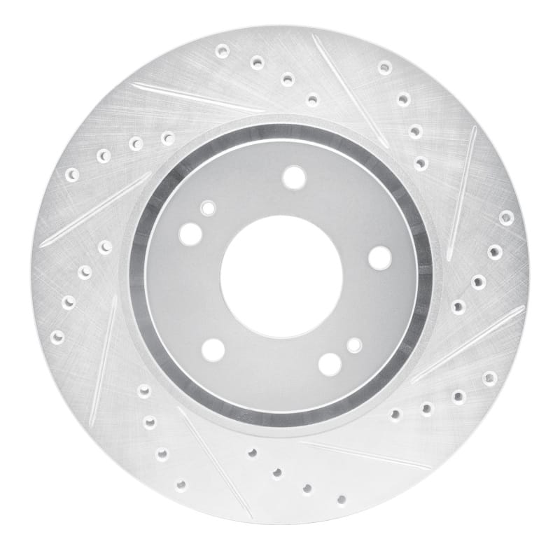 R1 Concepts — R1 09-15 Mitsubishi Lancer Front Right Drilled & Slotted Silver Brake Rotor
R1 Brake Rotor Drill