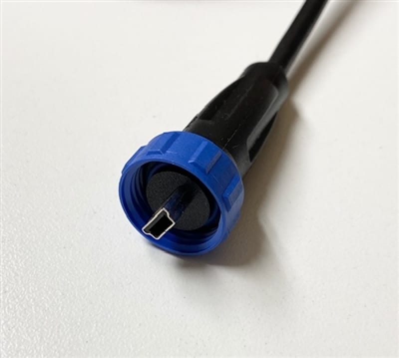 Rywire — Rywire Water Resistant Threaded Mini USB Comms Cable for PDM12 & PDM30 Units