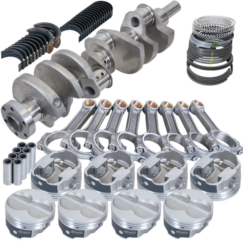 Eagle — Eagle Ford 289/302 3.400in Crank 5.400in I-Beam Rod -11cc Flat Top 4.030in Pistons Rotating Assembly
Pro Street Assembly