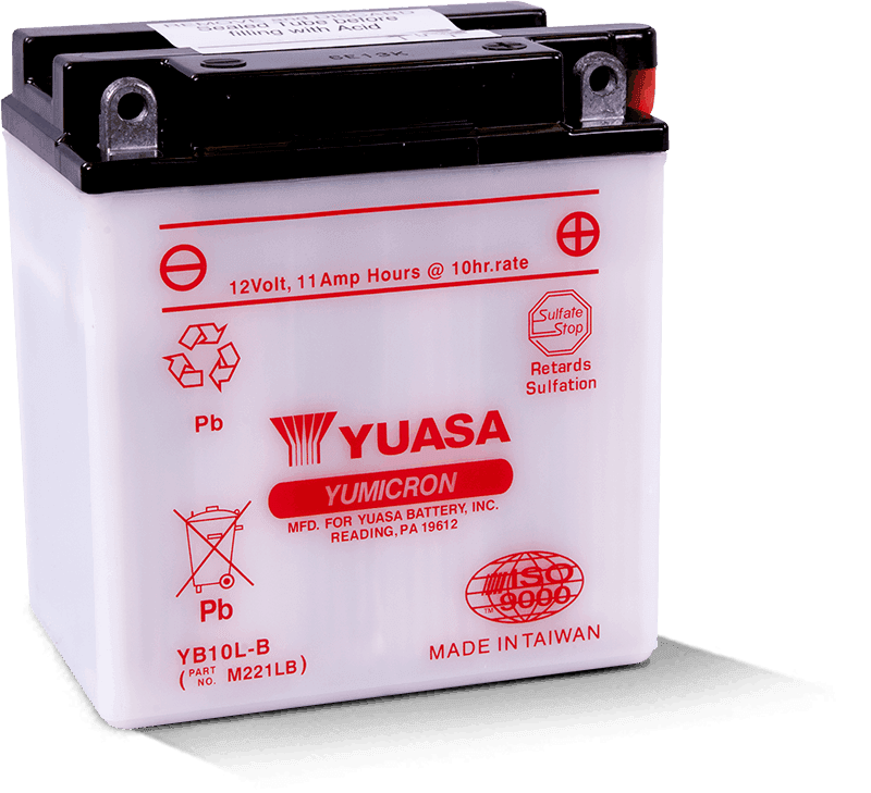 Yuasa Battery — Yuasa YB10L-B Yumicron 12-Volt Battery