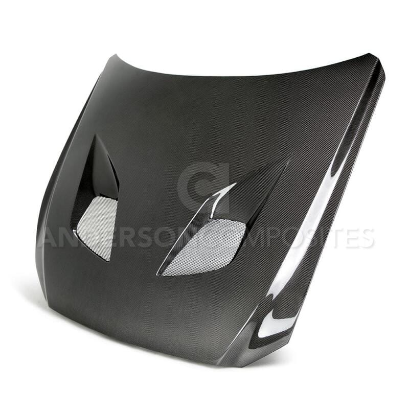 Anderson Composites — Anderson Composites 15-17 Ford Mustang (Excl. GT350/GT350R) Type-TT Double Sided Hood