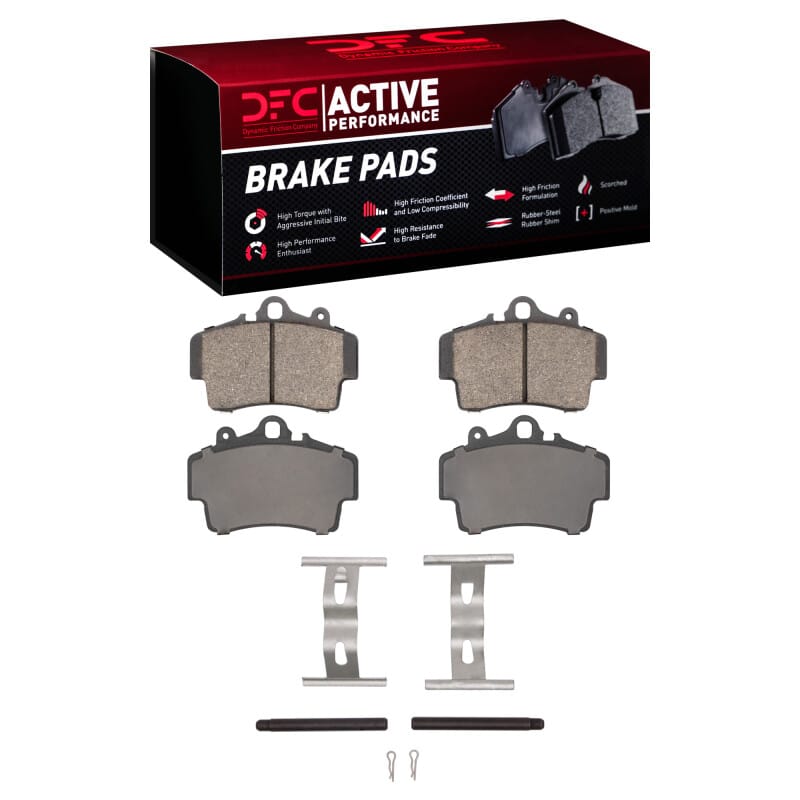 DFC — DFC 97-08 Porsche Cayman Front Active Performance Pads and Hardware Kit
DFC Brake Pad Set