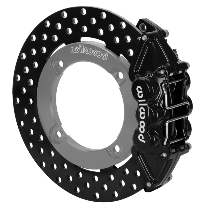 Wilwood — Wilwood 19-22 Honda Talon 1000 Black 4-Piston Rear Kit 11.25in - Drilled Rotors