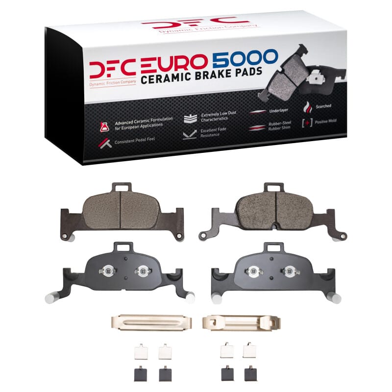 DFC — DFC 16-25 Audi A5 Sportback Front Euro 5000 Ceramic Brake Pads and Hardware Kit
DFC EURO Pads + HW