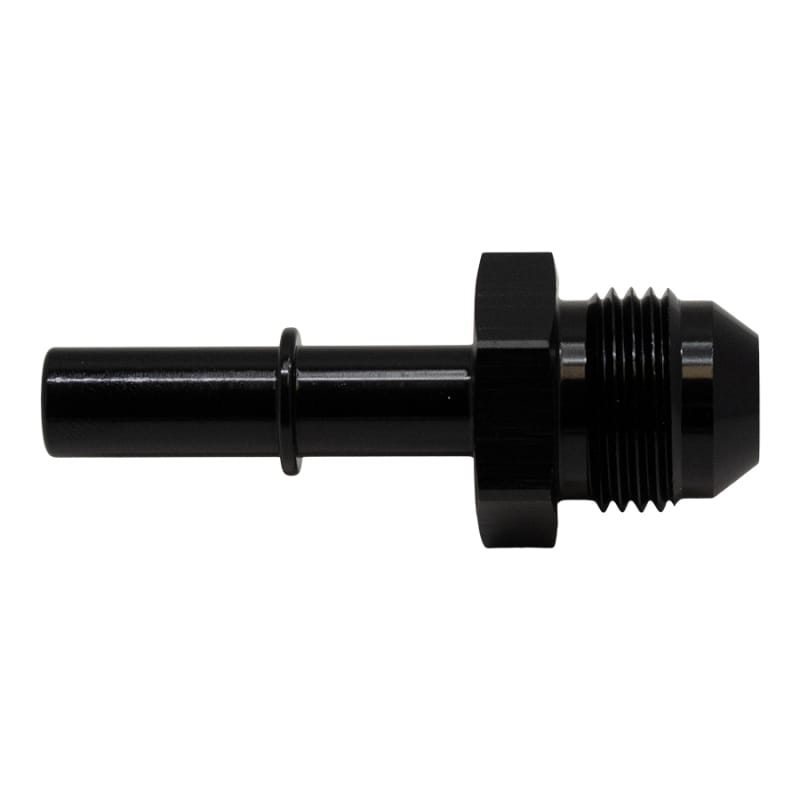 DeatschWerks — DeatschWerks 8AN Male Flare to 3/8in Male EFI Quick Connect Adapter - Anodized Matte Black
Lines & Fittings