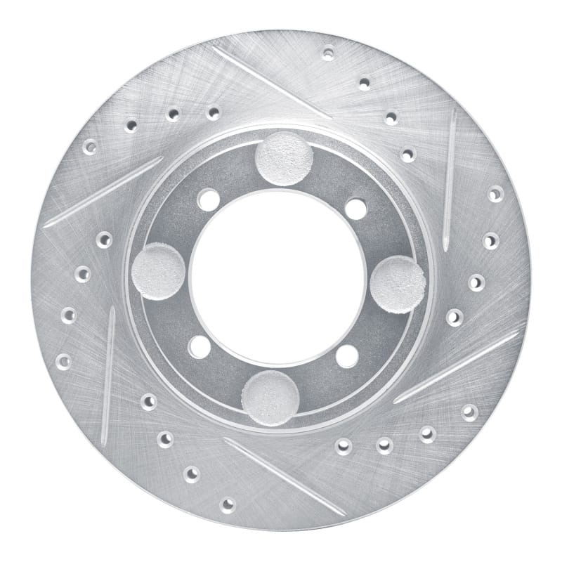 R1 Concepts — R1 92-98 Hyundai TIBURON Front Right Drilled & Slotted Silver Brake Rotor
R1 Brake Rotor Drill