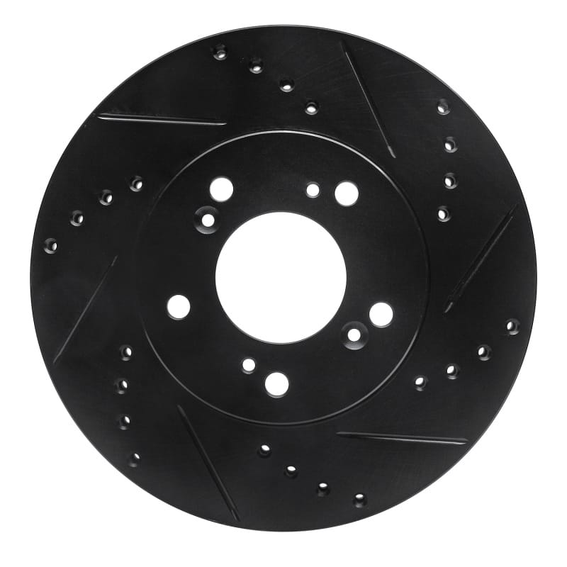 R1 Concepts — R1 91-01 Acura Integra Front Right Drilled & Slotted Black Brake Rotor
R1 Brake Rotor Drill