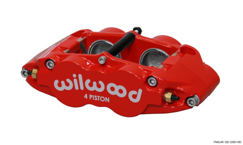 Wilwood — Wilwood Caliper-Narrow Superlite 4R - Red 1.75/1.75in Pistons 1.25in Disc
BRAKE CALIPER