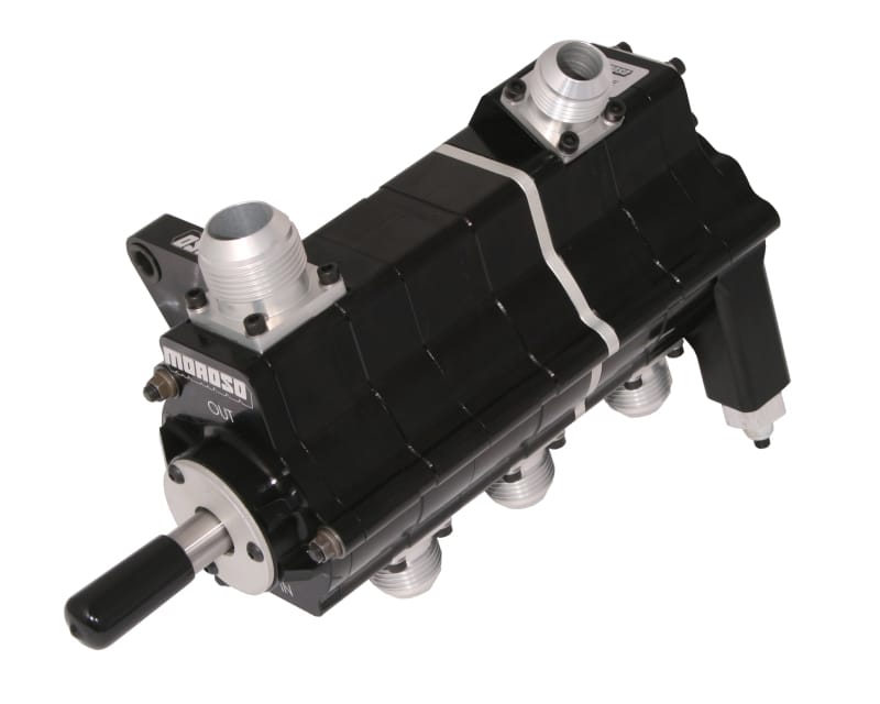 Moroso — Moroso Black Series 3 Stage Dry Sump Oil Pump - Left Side - 1.100in Pressure