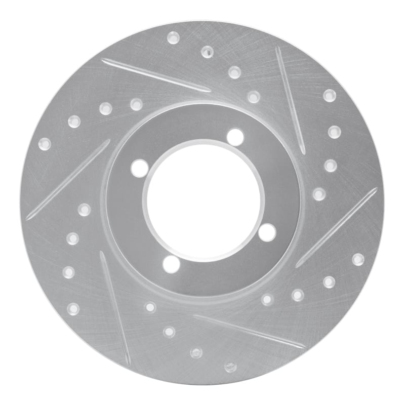 R1 Concepts — R1 74-79 Lotus Elite Front Right Drilled & Slotted Silver Brake Rotor
R1 Brake Rotor Drill