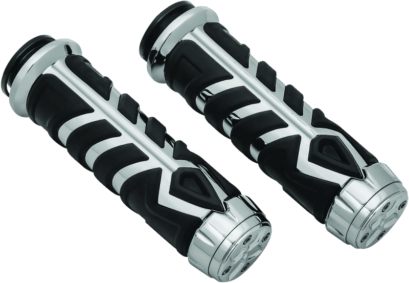 Kuryakyn — Spear Grips For Indian Chrome