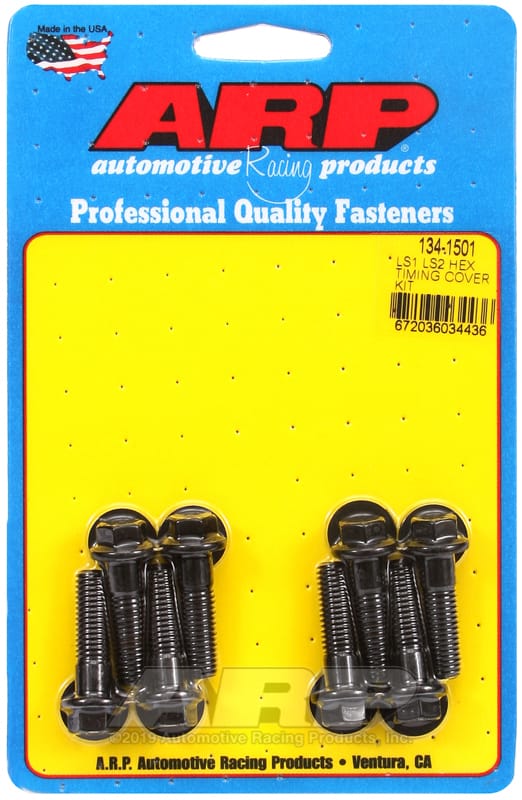 ARP — ARP LS1 LS2 Hex Timing Cover Bolt Kit